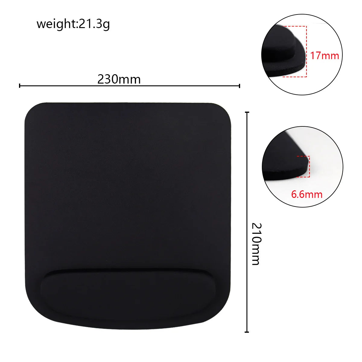Ergonomic XL Gaming Mouse Pad — Cushioned Wrist Support