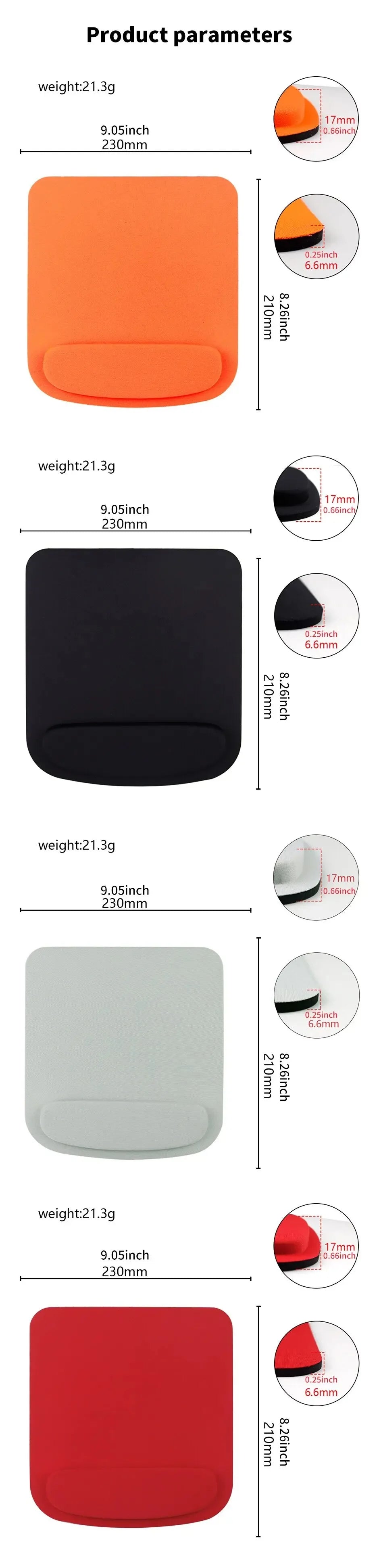 Ergonomic XL Gaming Mouse Pad — Cushioned Wrist Support