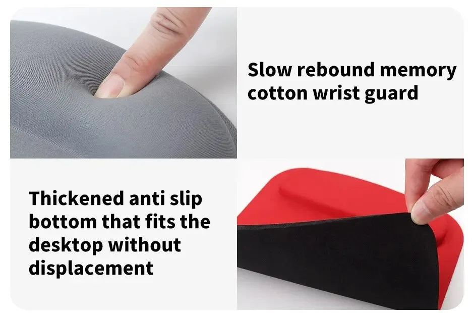 Ergonomic XL Gaming Mouse Pad — Cushioned Wrist Support