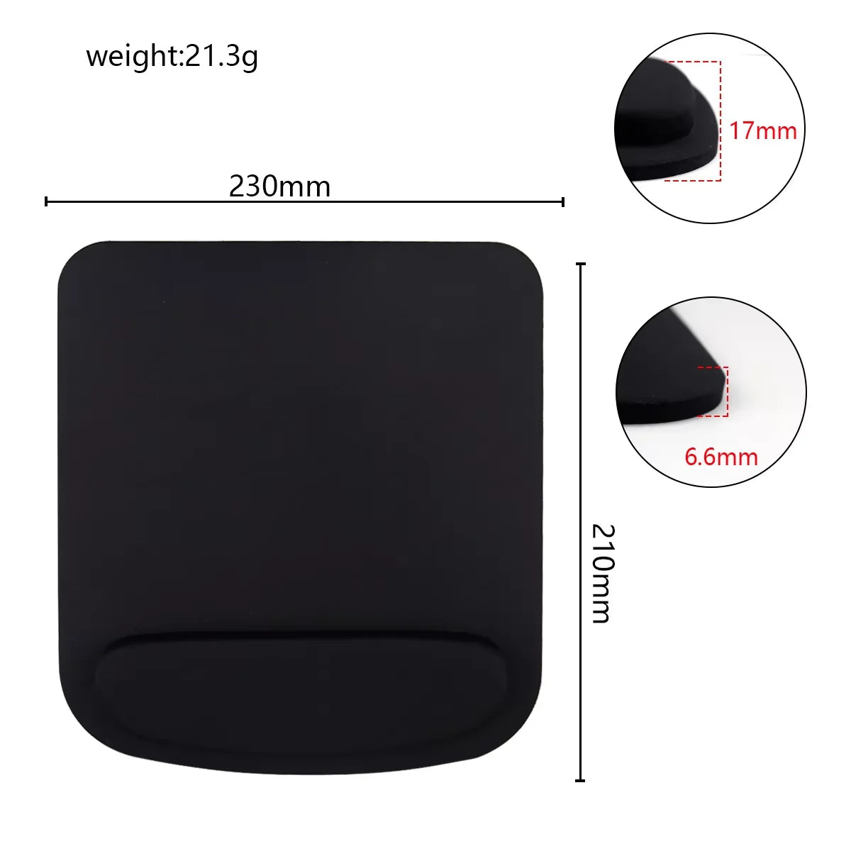 Ergonomic XL Gaming Mouse Pad — Cushioned Wrist Support